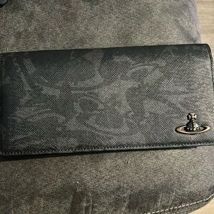 Vivienne Westwood black long wallet